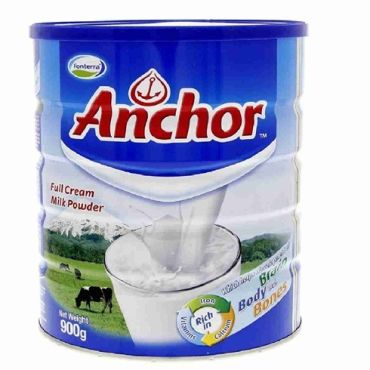 Anchor Milk Powder Tin, 900 Gm, 12 Pieces Per Carton